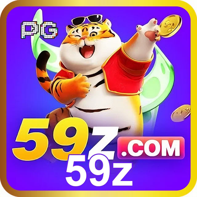 Personagem de tigre sorridente representando a 59z.