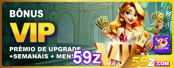 Imagem promocional do 59z destacando bônus VIP e atendimento exclusivo.