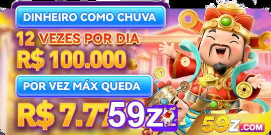 Animação sobre ganhos no 59z, destacando serviços VIP.