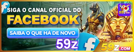 Banner do 59z promovendo canal oficial do Facebook.