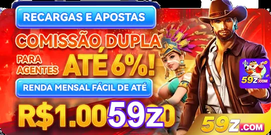 Bônus personalizados no 59z, com cashback para agentes.