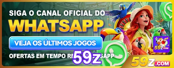 Interface do WhatsApp do 59z com promoções de jogos.
